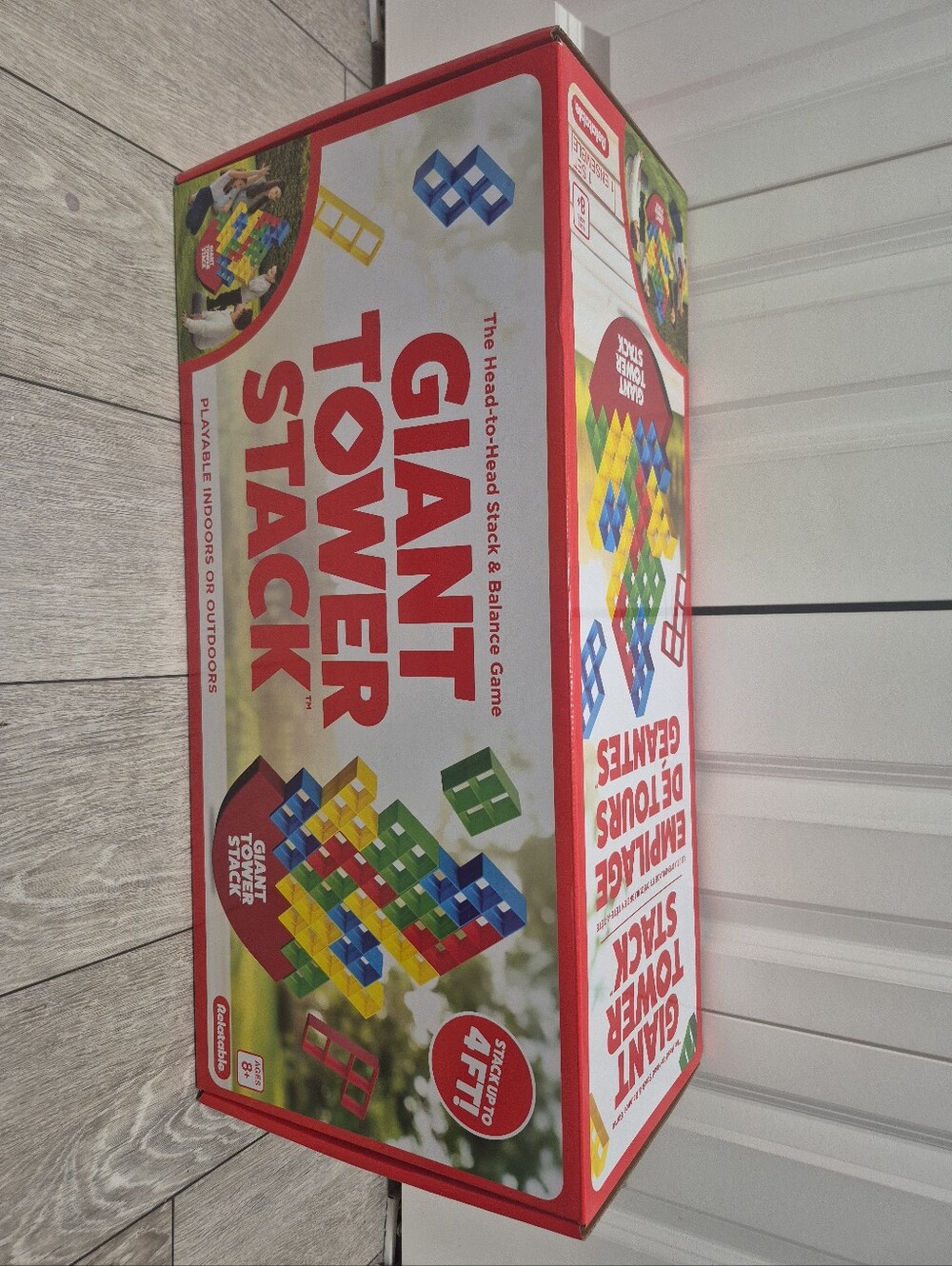🏰 Giant Tower Stack – Indoor & Outdoor Fun. Head To Head Stack & Balance Game